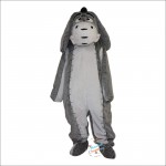 Grey Donkey Jackass Neddy Cartoon Mascot Costume