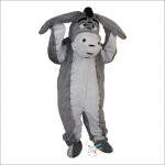 Grey Donkey Jackass Neddy Cartoon Mascot Costume