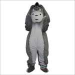 Grey Donkey Jackass Neddy Cartoon Mascot Costume