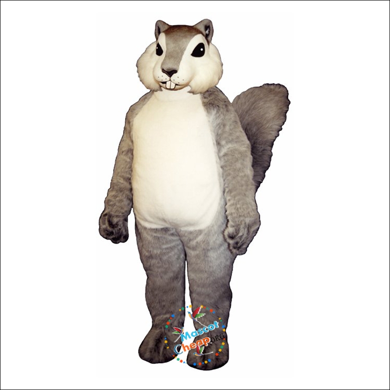 Grey Squirrel Mascot Costume 100% Top Quality