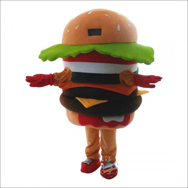 HamburgerCartoon Mascot Costume