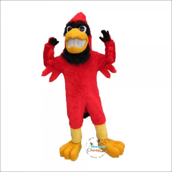 Handsome Cardinal Mascot Costume