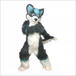 Handsome Fox Dog Mascot Costume