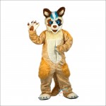 Handsome Fox Dog Mascot Costume