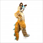 Handsome Fox Dog Mascot Costume