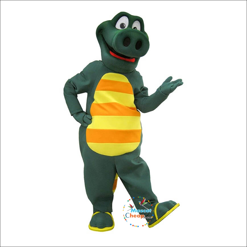 Happy Gator Mascot Costume Free Shipping