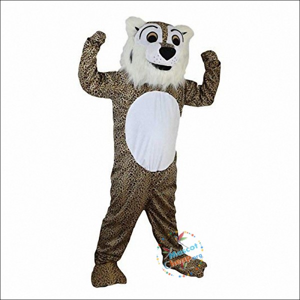 Jaguar Leopard Panther Cartoon Mascot Costume