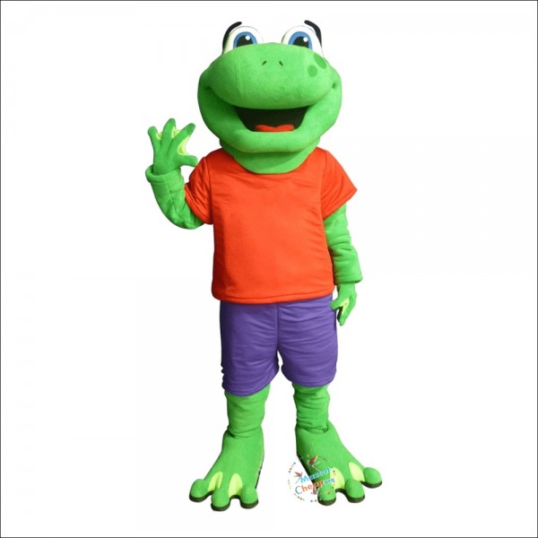 Jump On Over Jj Frog Mascot Costume