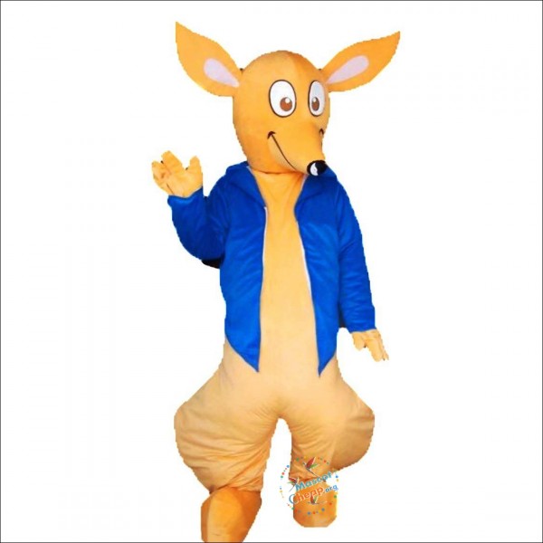 Kangaroo Cartoon Mascot Costume