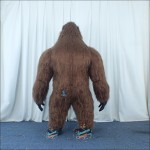 King Kong Brown Plush Inflatable Mascot Costume