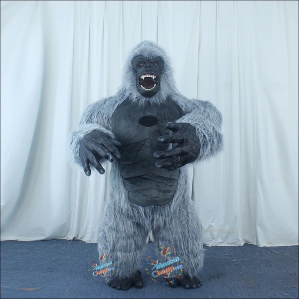 King Kong Grey Plush Inflatable Mascot Costume