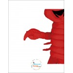 Happy Lobster Mascot Costume