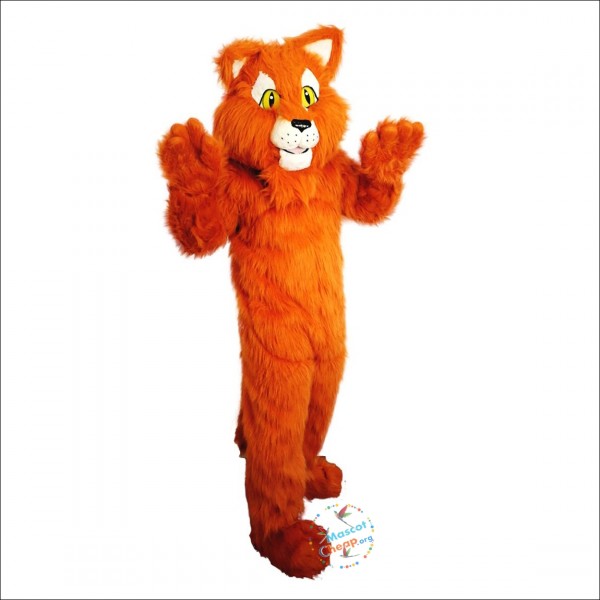 Long Hair Cat Cartoon Mascot Costume