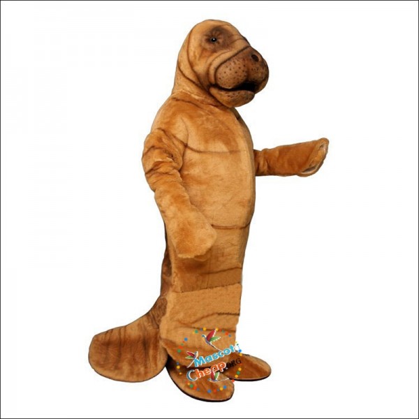 Manny Manatee Mascot Costume