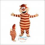 Cute Happy Cat Mascot Costume