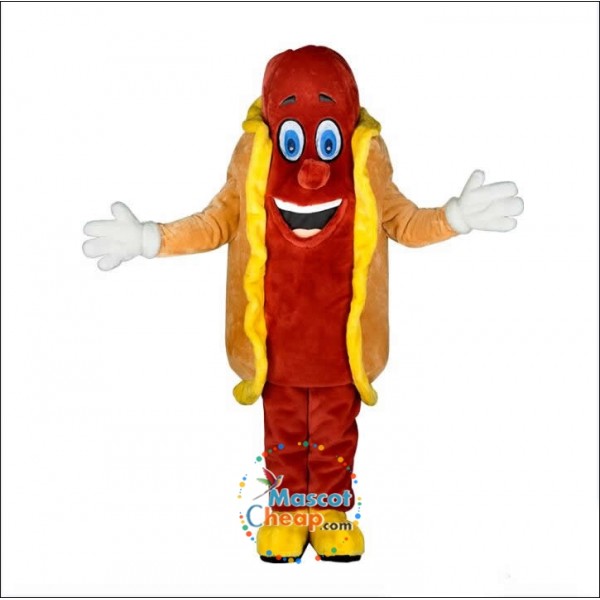 Hot Dog Mascot Costume