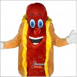 Hot Dog Mascot Costume