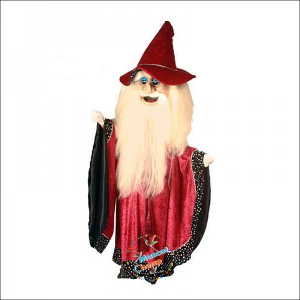 Merlin Wizard Mascot Costume