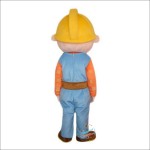 Miner Coalman Cartoon Mascot Costume