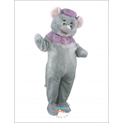 Gray Short Hairs Mouse Mascot Costume