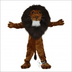 Muscle Lion Cartoon Mascot Costume