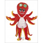 Cute Octopus Mascot Costume