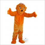 Orange Bear Mascot Costume