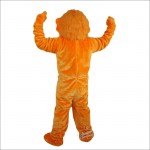 Orange Bear Mascot Costume