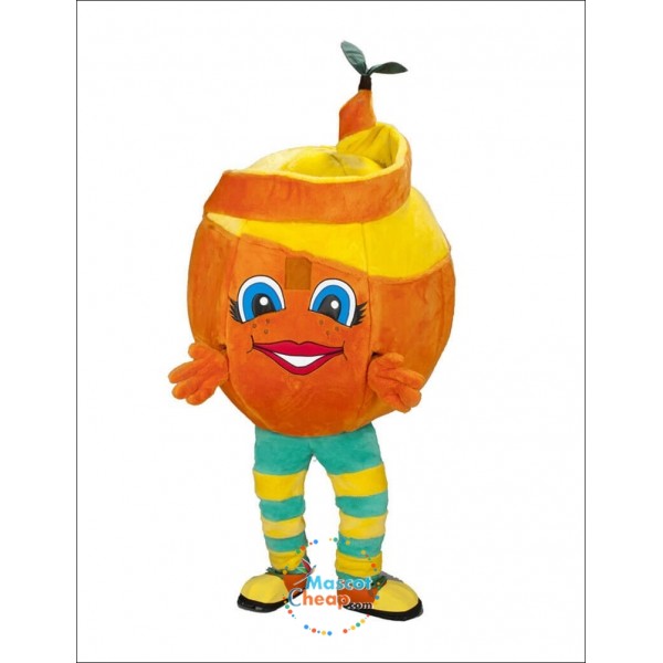 Orange Mascot Costume