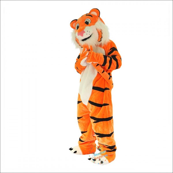 Orange Tiger Mascot Costume