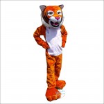 Orange Tiger Mascot Costume