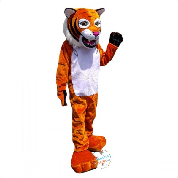 Orange Tiger Mascot Costume