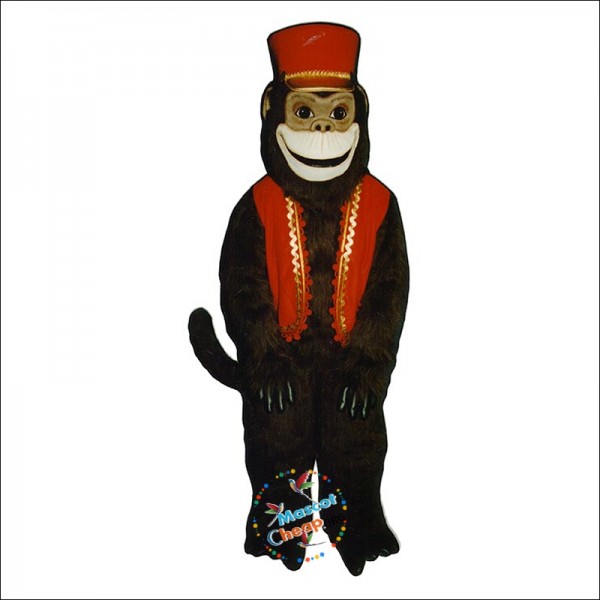 Organ Grinder Monkey Mascot Costume