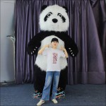 Panda Inflatable Mascot Costume