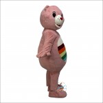 Pink Bear Mascot Costume