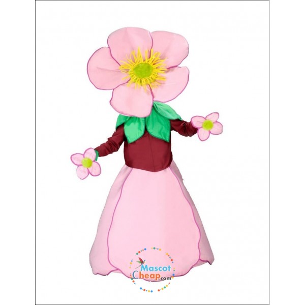 Cute Pink flowers Mascot Costume