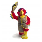 Pirate Parrot Mascot Costume