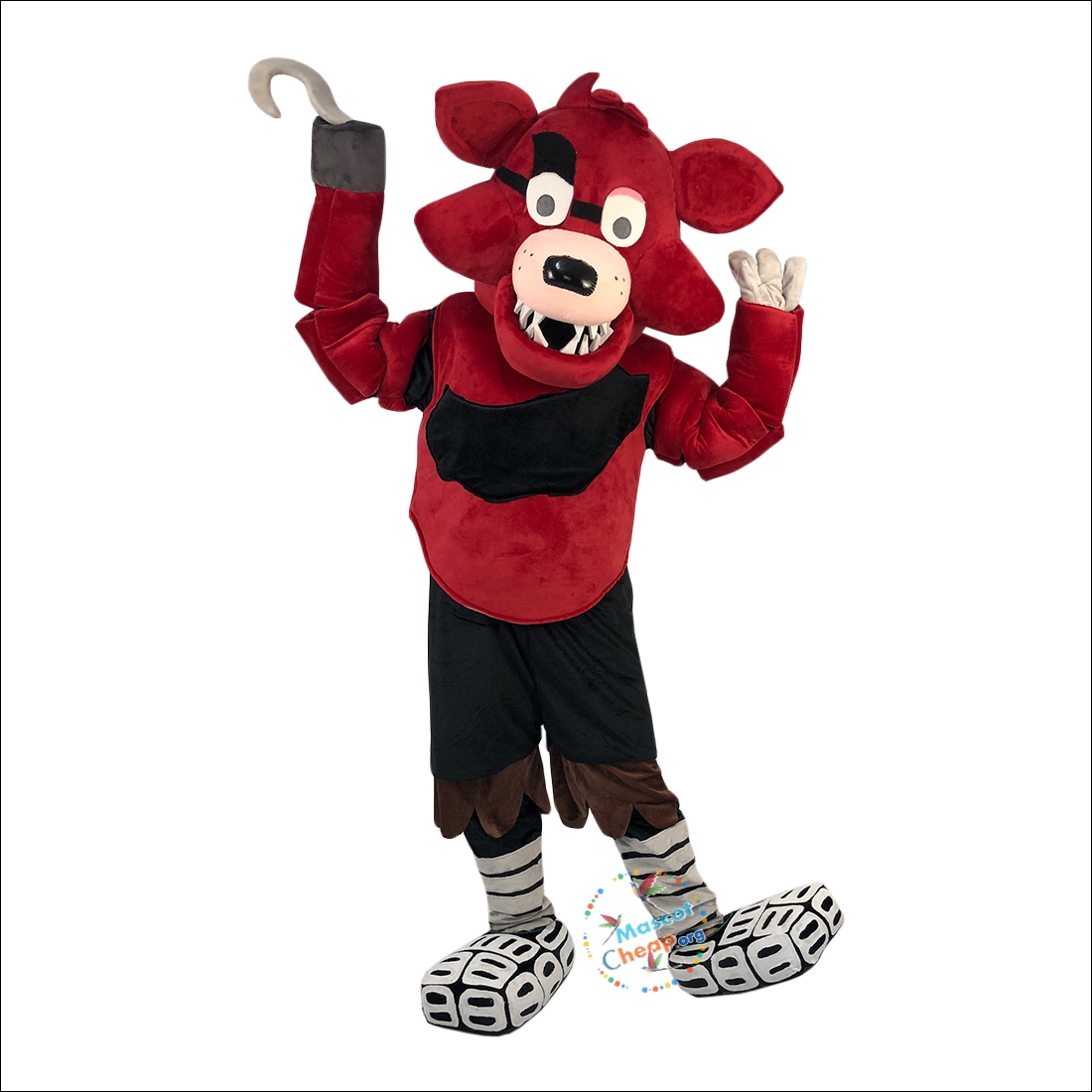 Pirate Red Wolf Mascot Costume