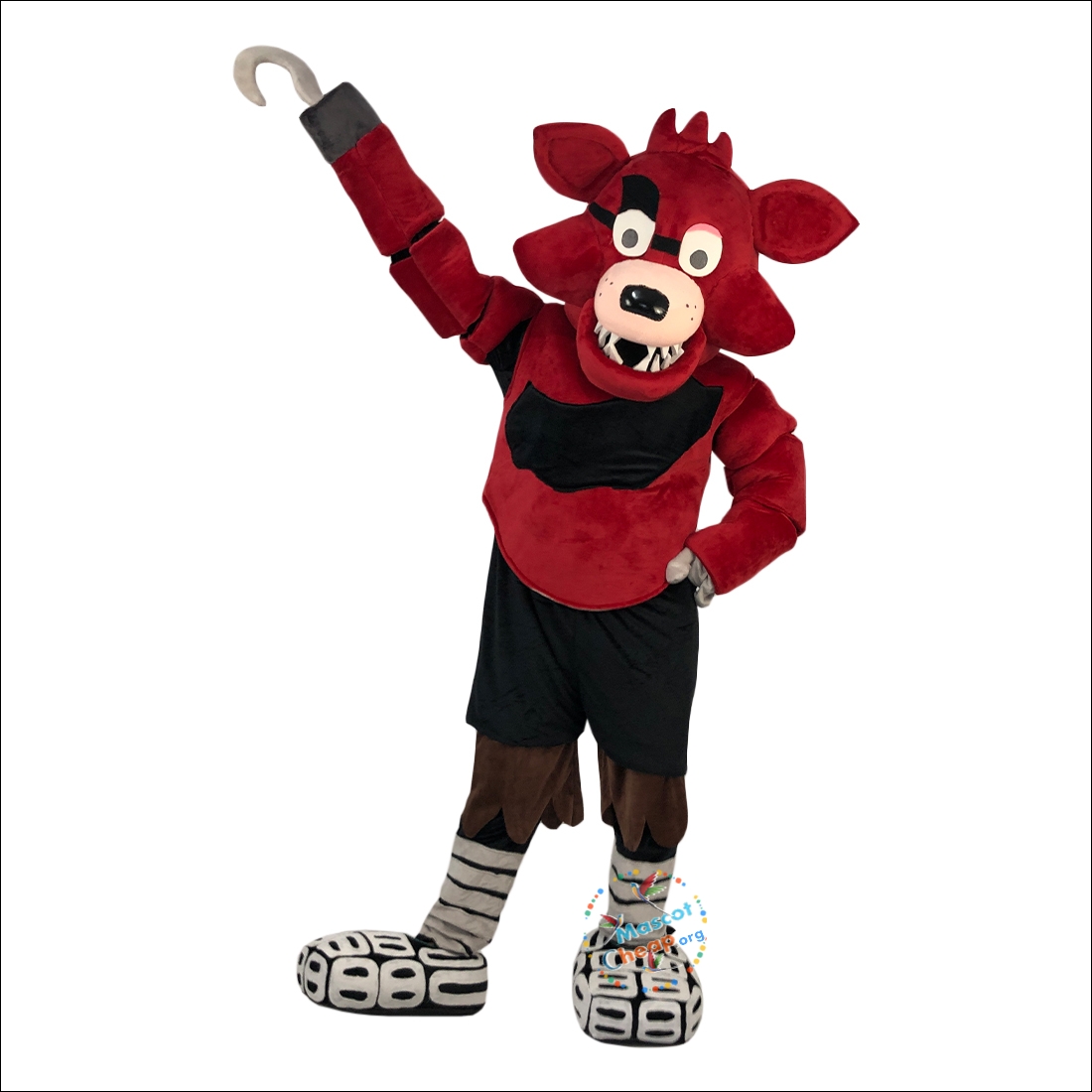 Pirate Red Wolf Mascot Costume