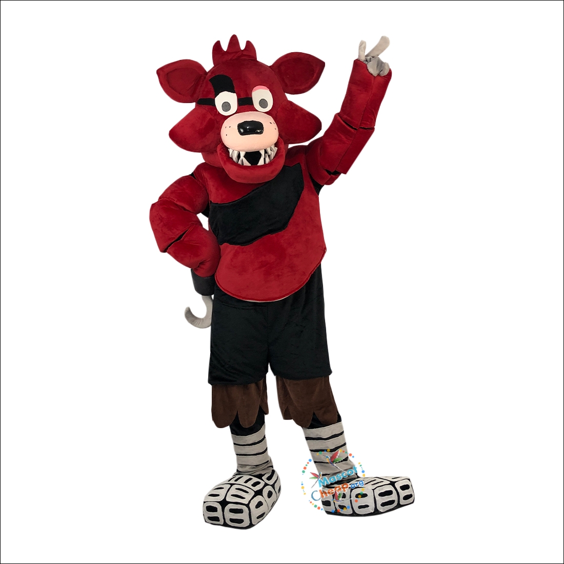 Pirate Red Wolf Mascot Costume