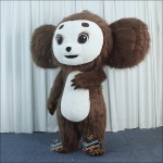 Plush Big Eared Monkey Inflatable Mascot Costume