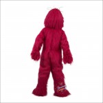 Plush Red Monster Mascot Costume