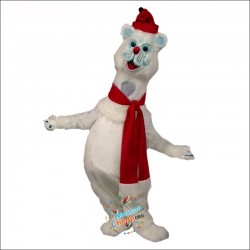 Polar Bear Mascot Costume