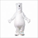 Polar Bear Mascot Costume