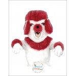 Poodle Dog Mascot Costume