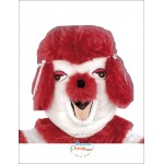 Poodle Dog Mascot Costume