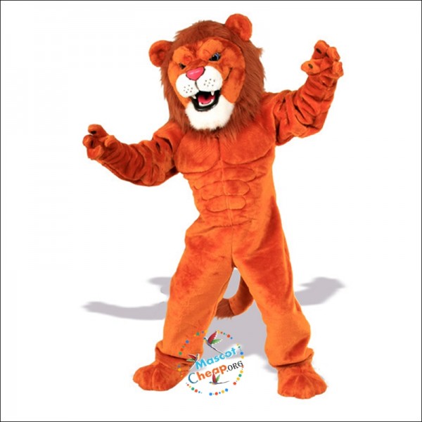 Power Cat Lion Mascot Costume