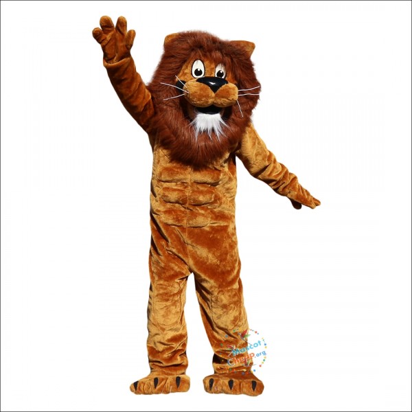 Power Lion Mascot Costume