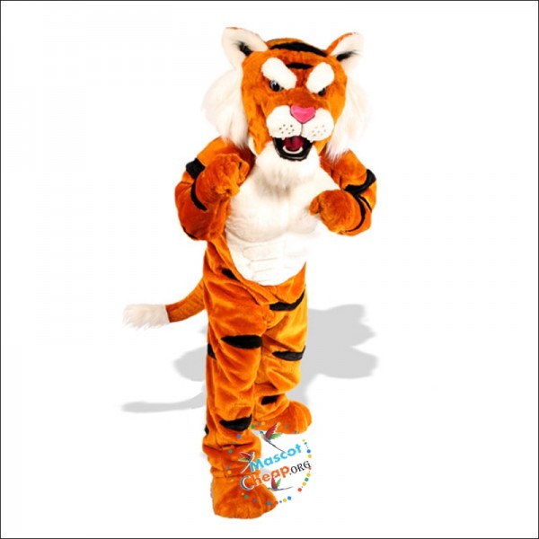 Power Tiger Mascot Costume