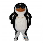 Punk Penguin Cartoon Mascot Costume